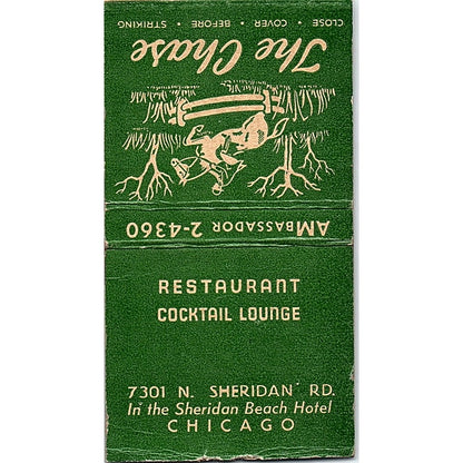 The Chase Restaurant N. Sheridan Chicago Vintage Matchbook Cover SC7-Y3