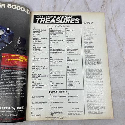 1983 Sept - Western & Eastern Treasures Magazine - Treasure Hunting Gold M13