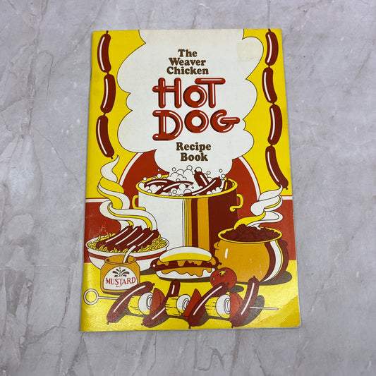 Vintage 1970s cookbook Weaver Chicken hot dogs retro recipes TH9-LX1