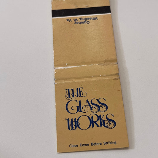 The Glass Works Oglebay Wheeling WV Vintage Matchbook Cover TB6-MB2-1