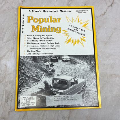 1991 April - Popular Mining Magazine - Treasure Hunting Gold Prospecting M19