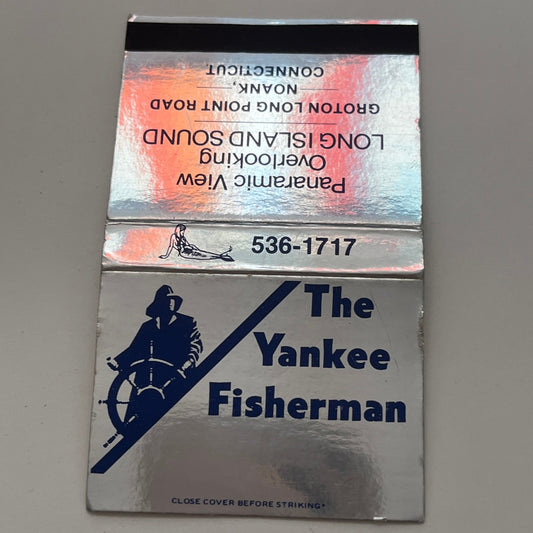 The Yankee Fisherman Groton Long Point Road Noank CT Matchbook Cover TB8-MB2-2