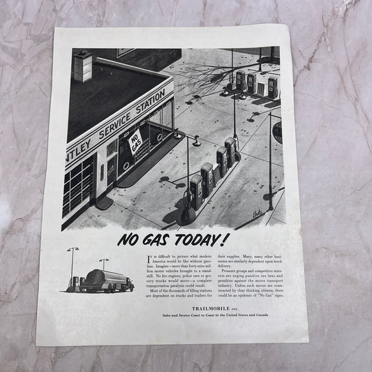 Trailmobile Inc Gasoline Sales and Service 1951 Magazine Ad FL6-10