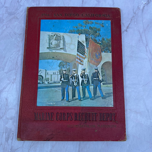 1964 Marine Corps Recruit Depot San Diego CA Book 2nd Btn Platoon 274 TH9