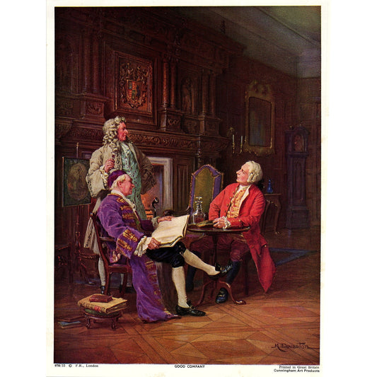 Good Company - Margaret Dovaston Vintage Art Print 8x10 V10