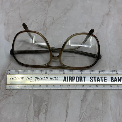 Vintage Brown Acrylic Aviator Sunglasses Eyeglasses Frames TG7-G2-4