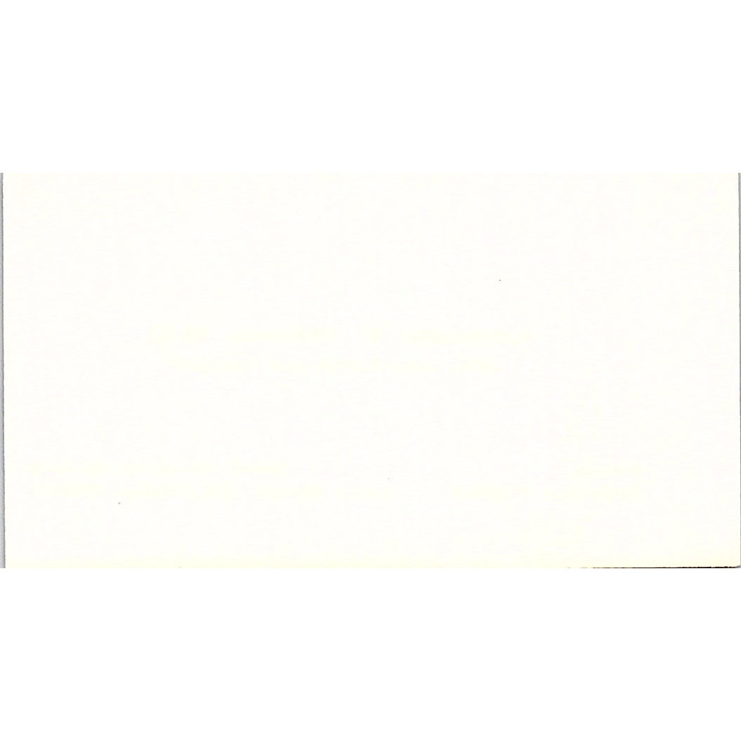 Curtis K Cardiology Consultant Long Beach CA Vintage Business Card SB4-B1