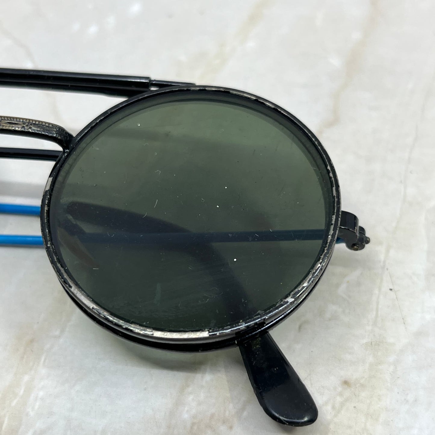 Vintage Round Flip Up Sunglasses Eyeglasses Frames TD5G4-10