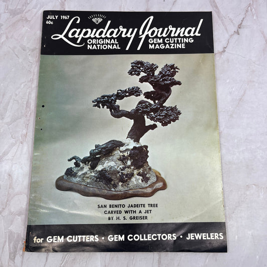 San Benito Jadeite Tree H.S. Greiser - Lapidary Journal Magazine - July 1967 M26