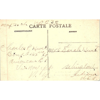 c1920 WWI CAMP du VALDAHON - The Kitchens Antique Postcard PE7