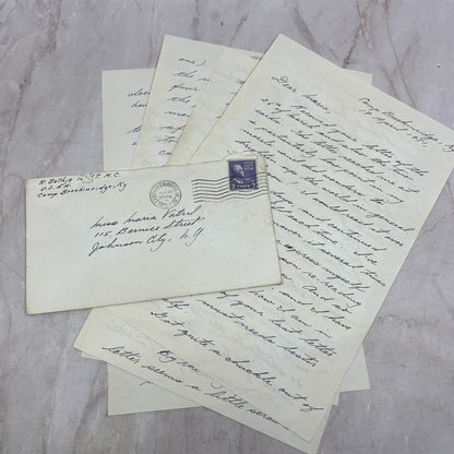 1952 Army Letter Lt. R. Bethje to Maria Vartal from Camp Breckinridge KY AE7