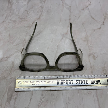 Vintage PI Horn Rim Safety Glasses With Side Shields Sunglasses Frames TG7-G2-1