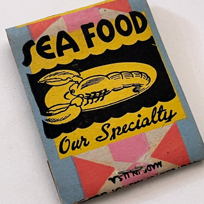 Aunt Carries Seafood Point Judith Rhode Island Vintage Matchbook Cover TB8-MB3-2