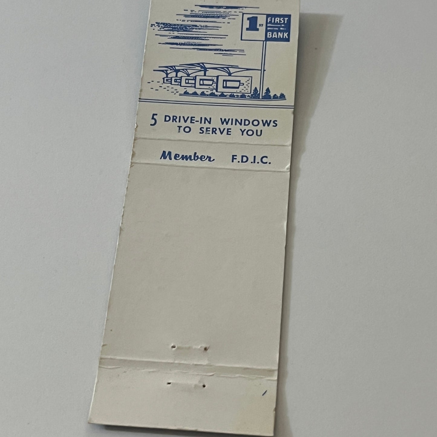 1st National Bank Appleton WI Vintage Matchbook Cover TB6-MB2-5