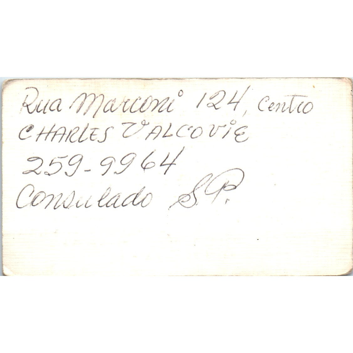 Cursos De Especialização Juan Francisco Sinclair Arauz Dentista Vtg Card SD8-B17