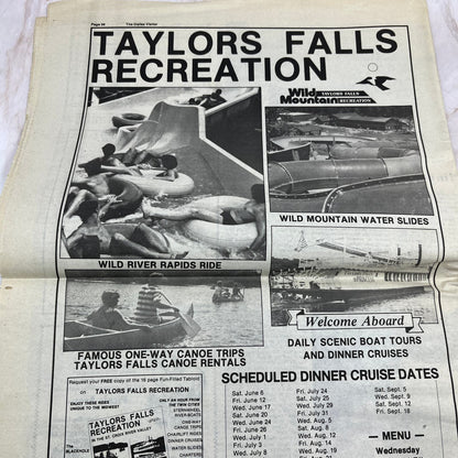 1987 Summer The Dalles Visitor Newsletter St Croix Falls WI Taylors Falls MN M11