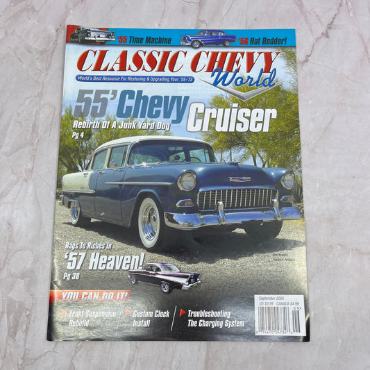 55 Chevy Rebirth of Junkyard Dog - Classic Chevy World Magazine - Sep 2005 M29