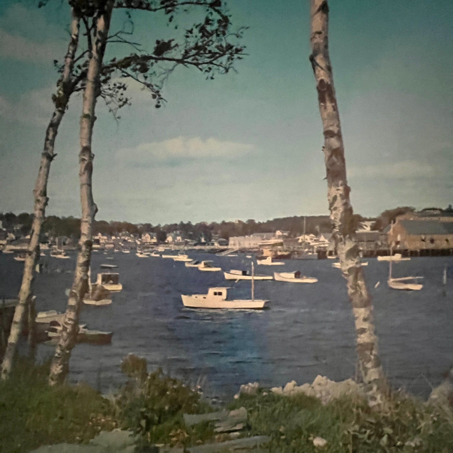 Boothbay Harbor, Maine ME - East Side - Harbor Scene 12x16" Art Print FL1