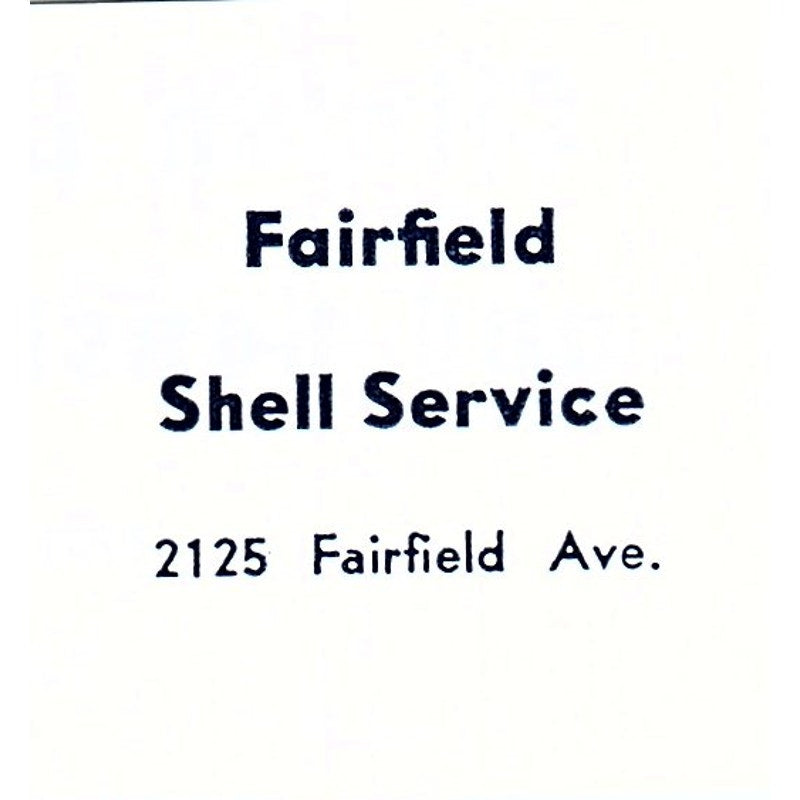 Fairfield Shell Service 2125 Fairfield Ave. Fort Wayne Indiana 1964 Ad AG1-S15