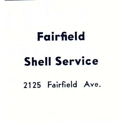 Fairfield Shell Service 2125 Fairfield Ave. Fort Wayne Indiana 1964 Ad AG1-S15