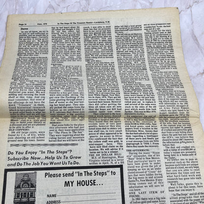 1978 June - In the Steps of the Treasure Hunter Newspaper - Lordsburg NM M11