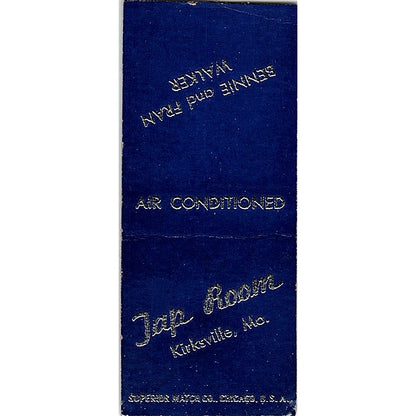 Tap Room Kirksville MO Vintage Matchbook Cover SC7-Y7