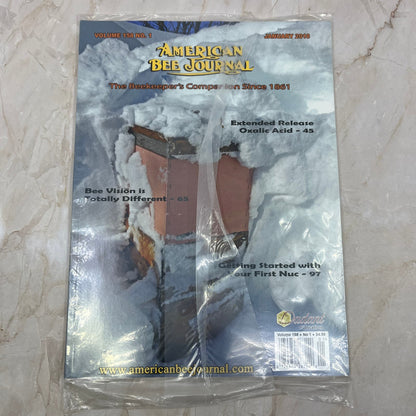 2018 Jan American Bee Journal Magazine Bees Beekeeping Honey M8