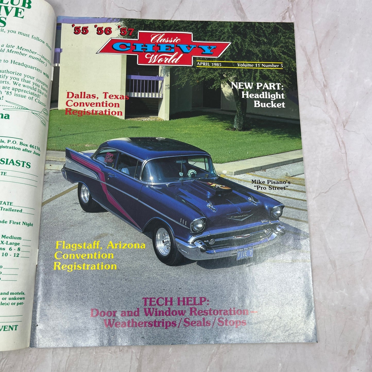 Door & Window Restoration - '55, '56, '57 Classic Chevy World - Apr 1985 M30