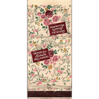 Imperial Washable Wallpapers M. Friedman Paint Co Vintage Matchbook TB6-MB2-7