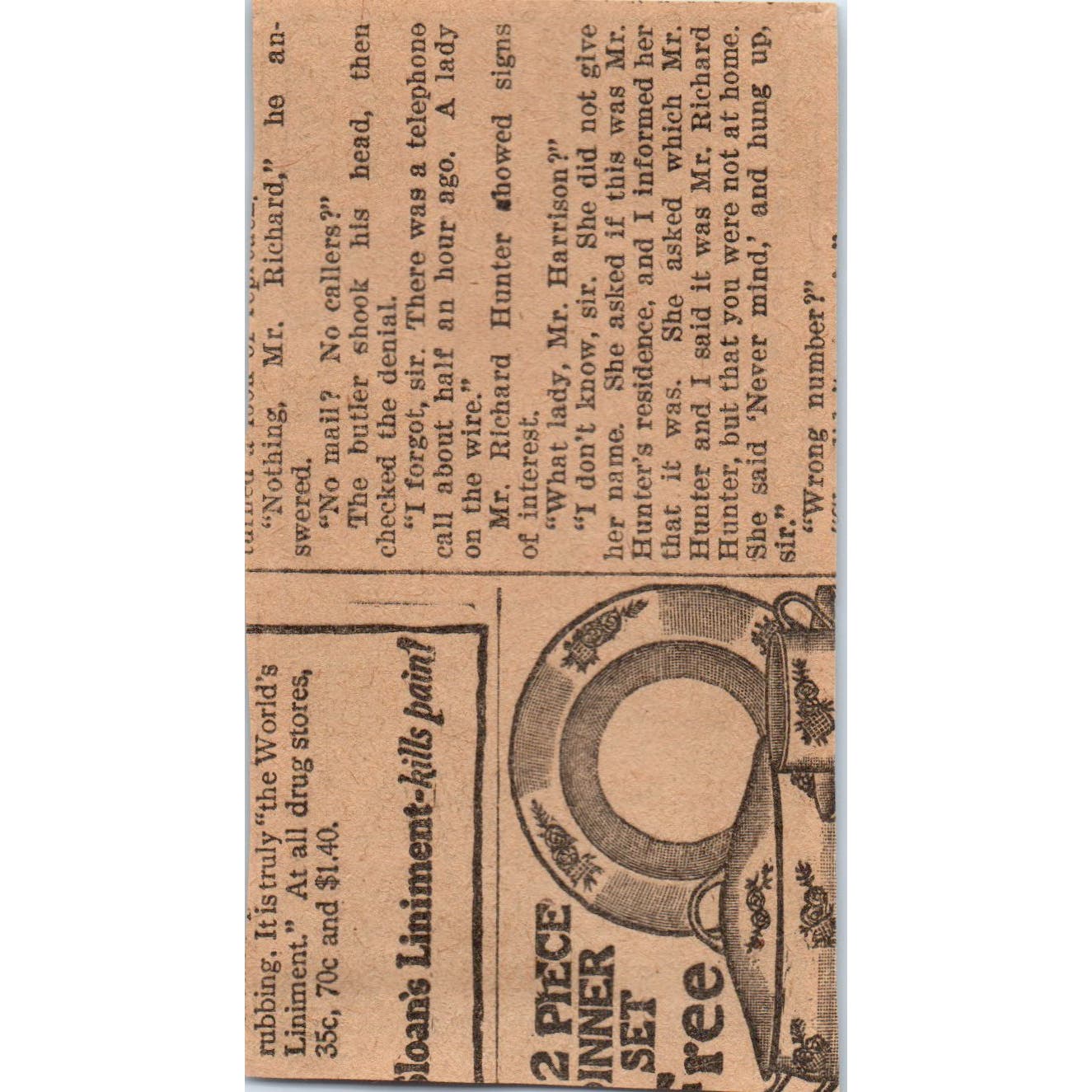 Bernard-Hewitt & Co Chicago Petticoat Offer 1923 Magazine Ad Clip AE1-3