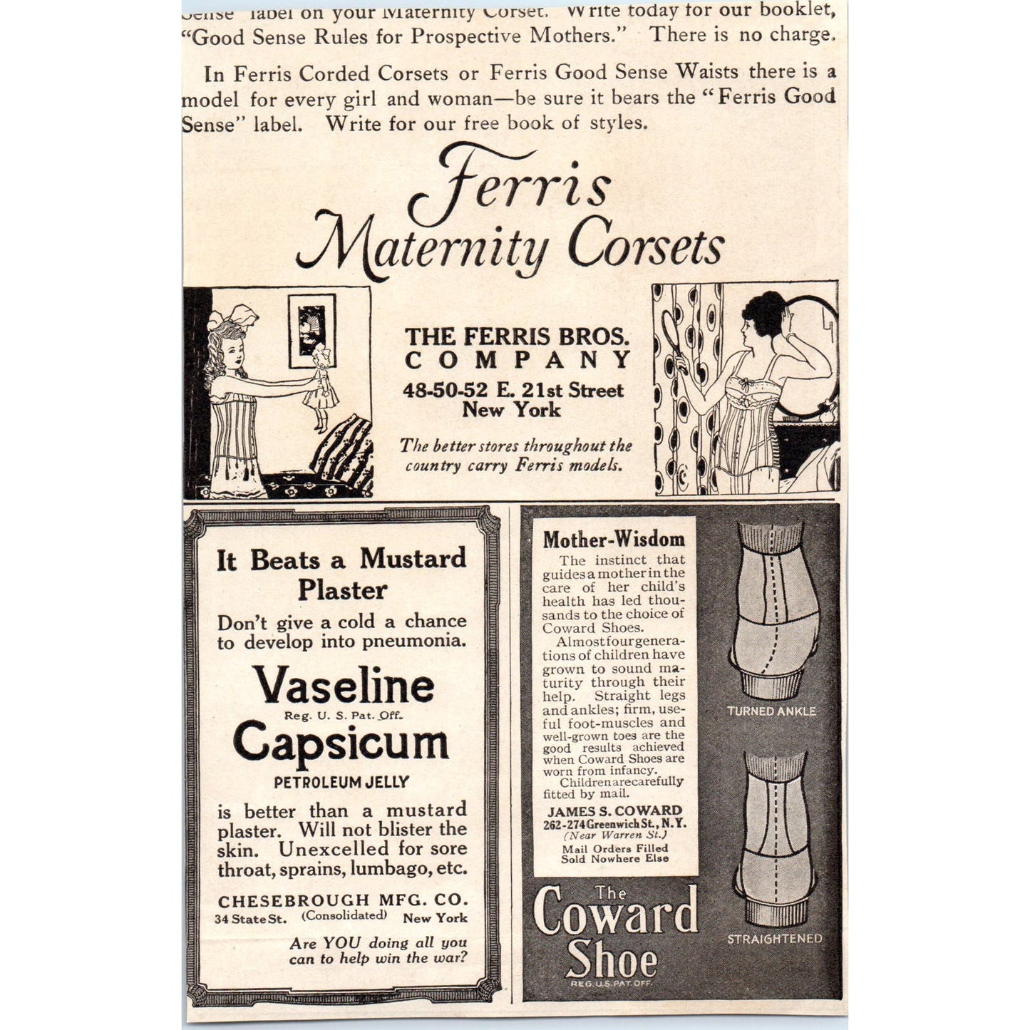 Eastman-Kodak Picture of Ranger in Hat Rochester NY 1918 Magazine Ad AF1-WH1