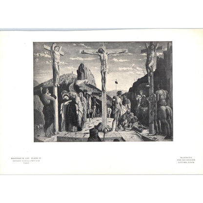 The Crucifixion - Mantegna c1905 Art Print D12