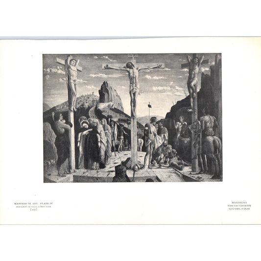 The Crucifixion - Mantegna c1905 Art Print D12