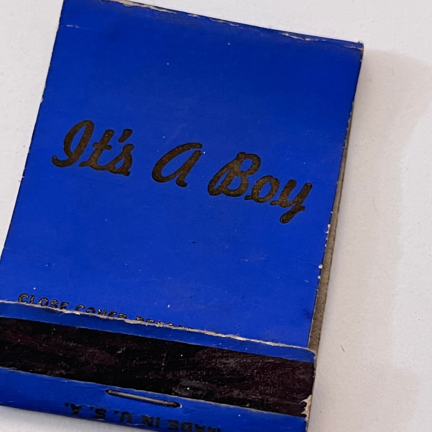 It's a Boy - Ralph Thomas Equitable Life Akron OH Vtg Matchbook Cover TB8-MB3-3