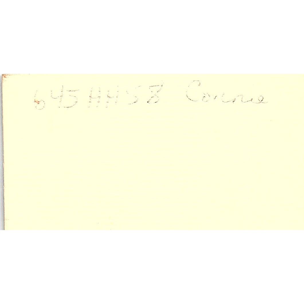 United Savings Of Texas William E Irvine Houston Vintage Business Card SB4-B10