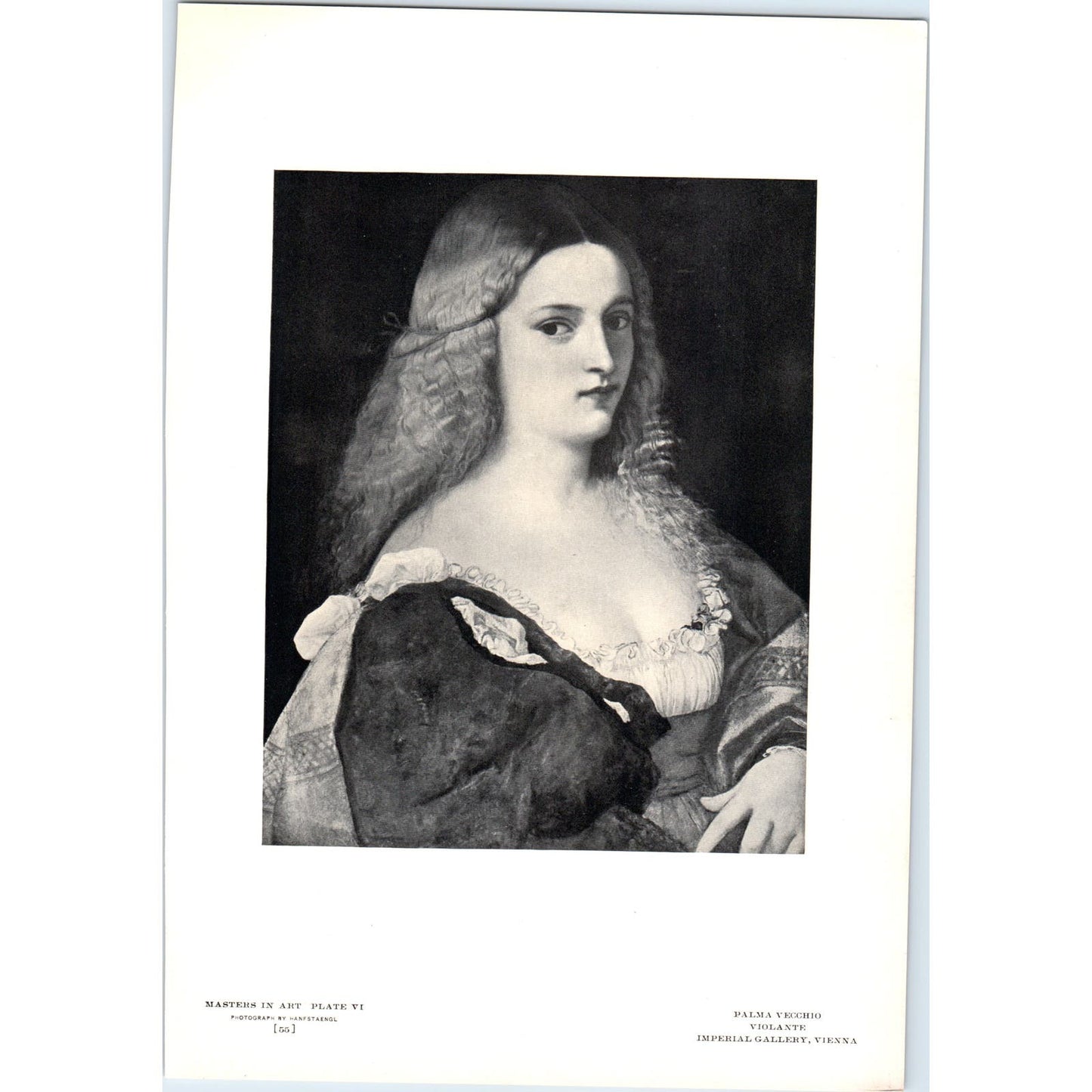Violante - Palma Vecchio c1905 Art Print D14