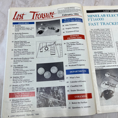 1992 Feb - Lost Treasure Magazine - Treasure Hunting Gold Prospecting M14