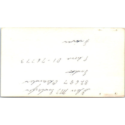J. Curt Hodges Mobile Home Supply Indio CA Vintage Business Card SD8-B3