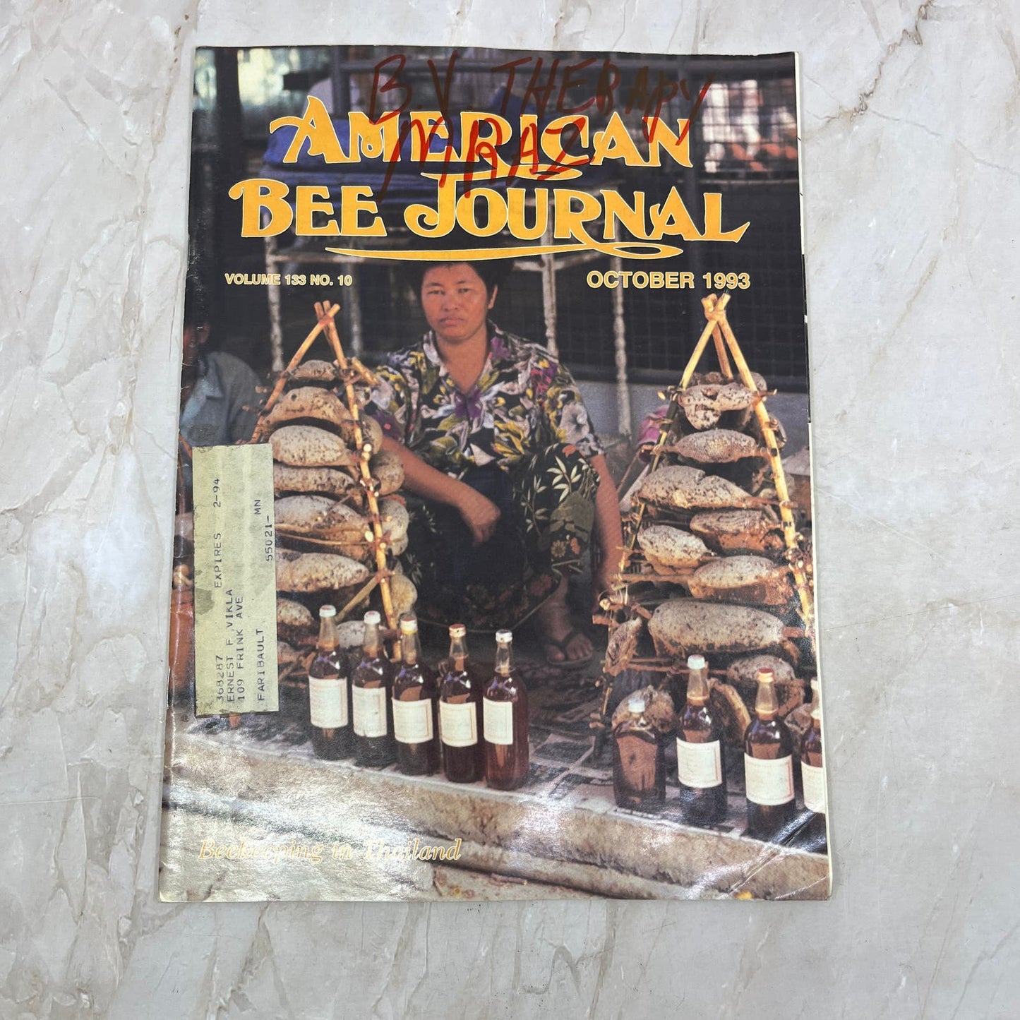 1993 Oct American Bee Journal Magazine Bees Beekeeping Honey M8