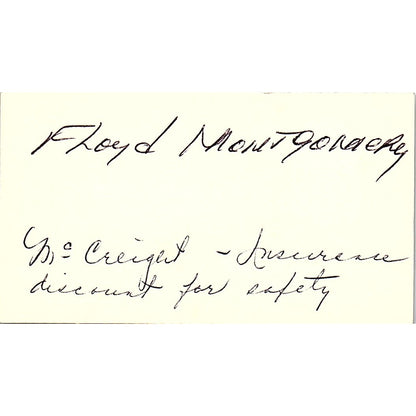 Lt. H.A. Skip Miller Pasadena TX Police Dept Vintage Business Card SC9-B5