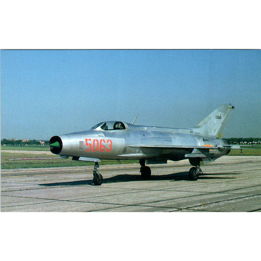 Mikoyan-Gurevich MiG-21F Fishbed-C Vintage Postcard TG8-PC