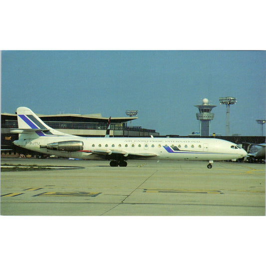 Air Enterprise International SE-210 Super Caravelle 10B3 Vintage Postcard PC2