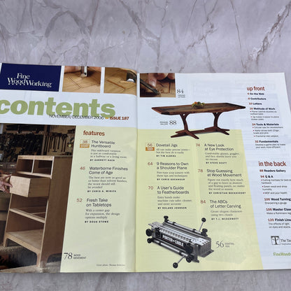 Elegant Sideboard - Dec 2006 No 187 - Taunton's Fine Woodworking Magazine M36