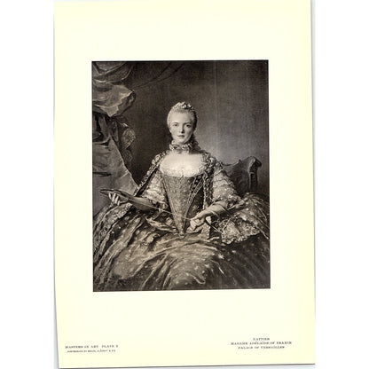 Madame Adélaïde of France - Nattier - 1902 Litho Art Print AF4-11