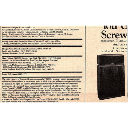 Mrs Gipper - Nancy Reagan Political Cartoon Pendergrast 1984 Ad AF8-H1