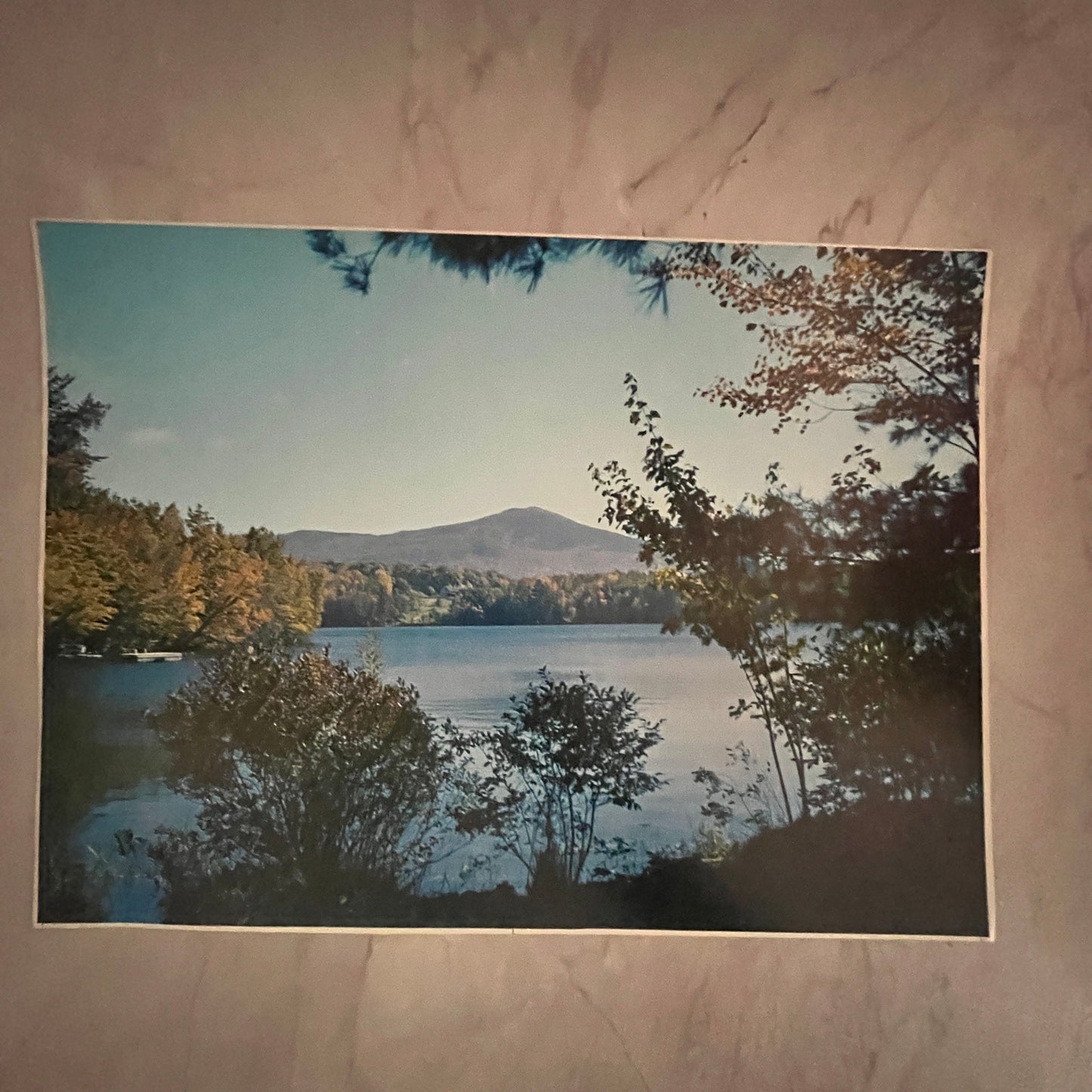 Mount Monadnock from Stone Pond - Marlborough New Hampshire 12x16" Art Print FL1