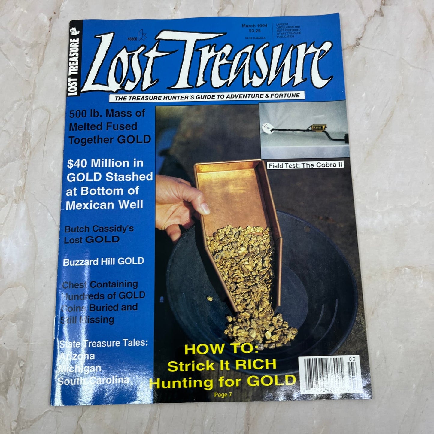 1994 March - Lost Treasure Magazine - Treasure Hunting Gold Prospecting M14