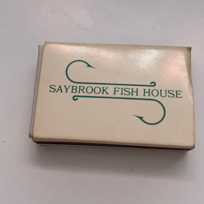 Saybrook Fish House 99 Essex Rd Old Saybrook CT Vintage Matchbox TB6-MB3