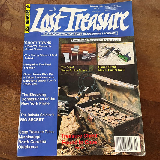 1996 Feb - Lost Treasure Magazine - Treasure Hunting Gold Prospecting M14