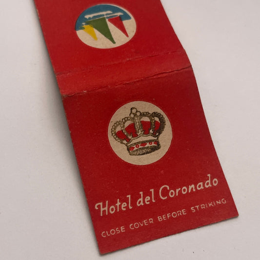 Hotel Del Coronado California Vintage Matchbook Cover TB8-MB2-3